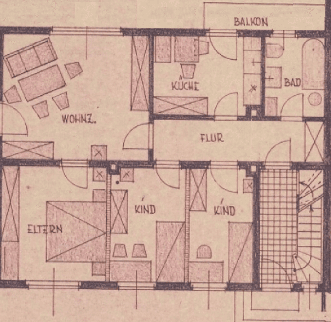 Prenájom bytu 4-izbový 80 m², Waldkraiburg, Bavorsko Prenájom bytu 4-izbový 80 m², Waldkraiburg, Bavorsko