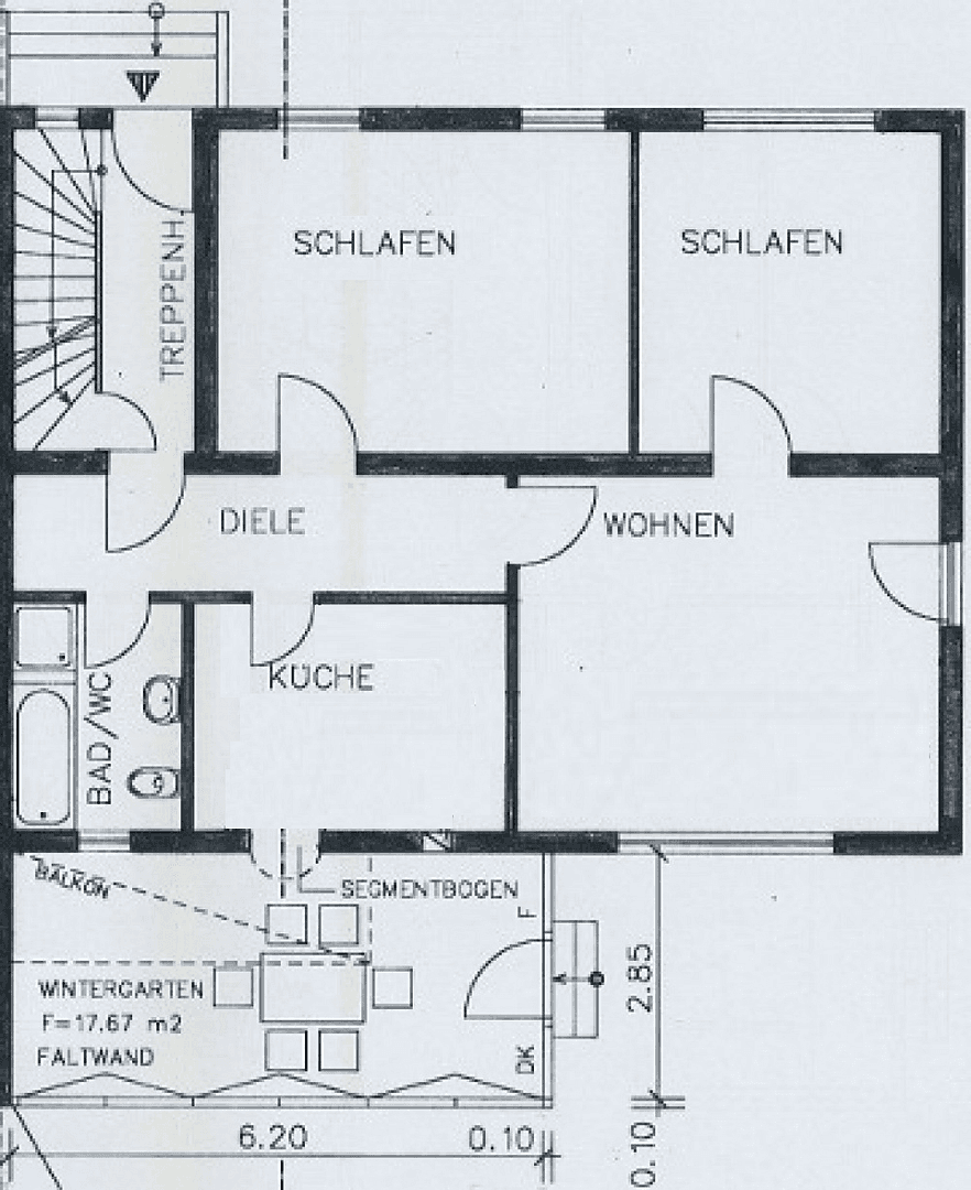 Prenájom bytu 3-izbový 90 m², Waldkraiburg, Bavorsko Prenájom bytu 3-izbový 90 m², Waldkraiburg, Bavorsko