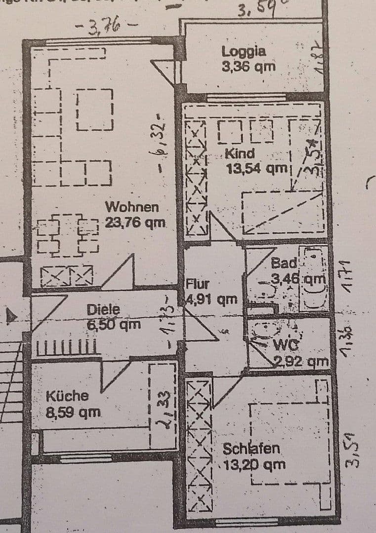Predaj bytu 3-izbový 80 m², Braunschweig, Dolné Sasko Predaj bytu 3-izbový 80 m², Braunschweig, Dolné Sasko