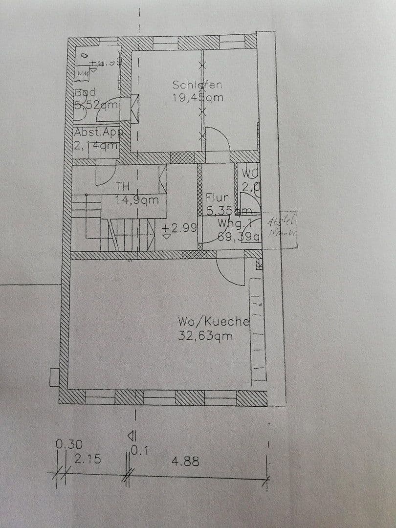 Prenájom bytu 2-izbový 70 m², Kochel am See, Bavorsko Prenájom bytu 2-izbový 70 m², Kochel am See, Bavorsko