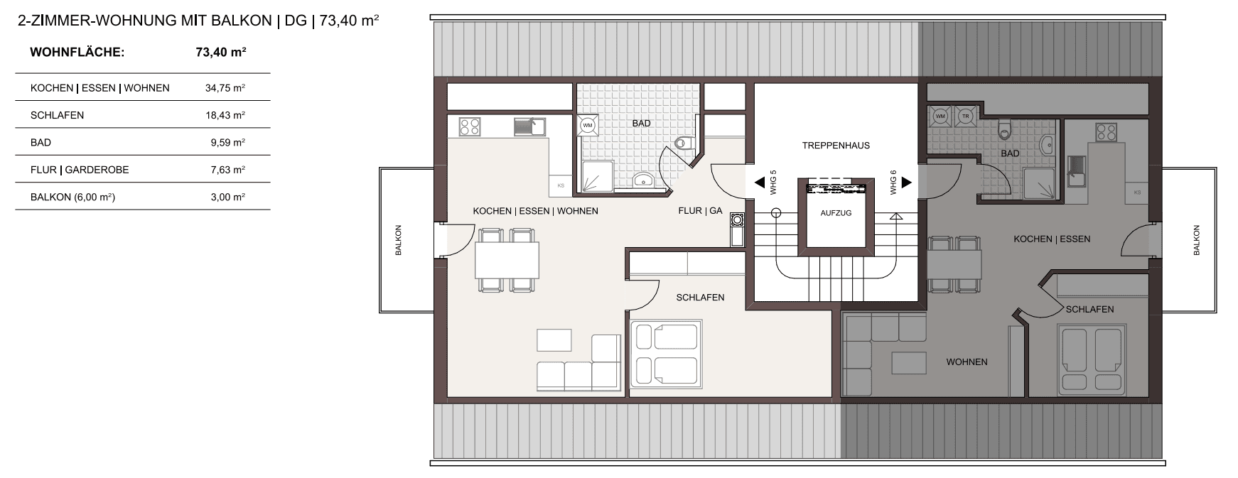 Prenájom bytu 2-izbový 74 m², Boschstraße 3, Heldenstein, Bavorsko Prenájom bytu 2-izbový 74 m², Boschstraße 3, Heldenstein, Bavorsko