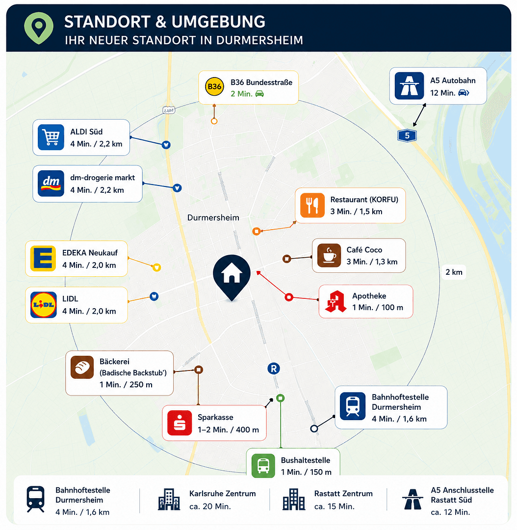 Prenájom bytu 4-izbový 120 m², Hauptstr. 142, Durmersheim, Bádensko-Wurttembersko Prenájom bytu 4-izbový 120 m², Hauptstr. 142, Durmersheim, Bádensko-Wurttembersko