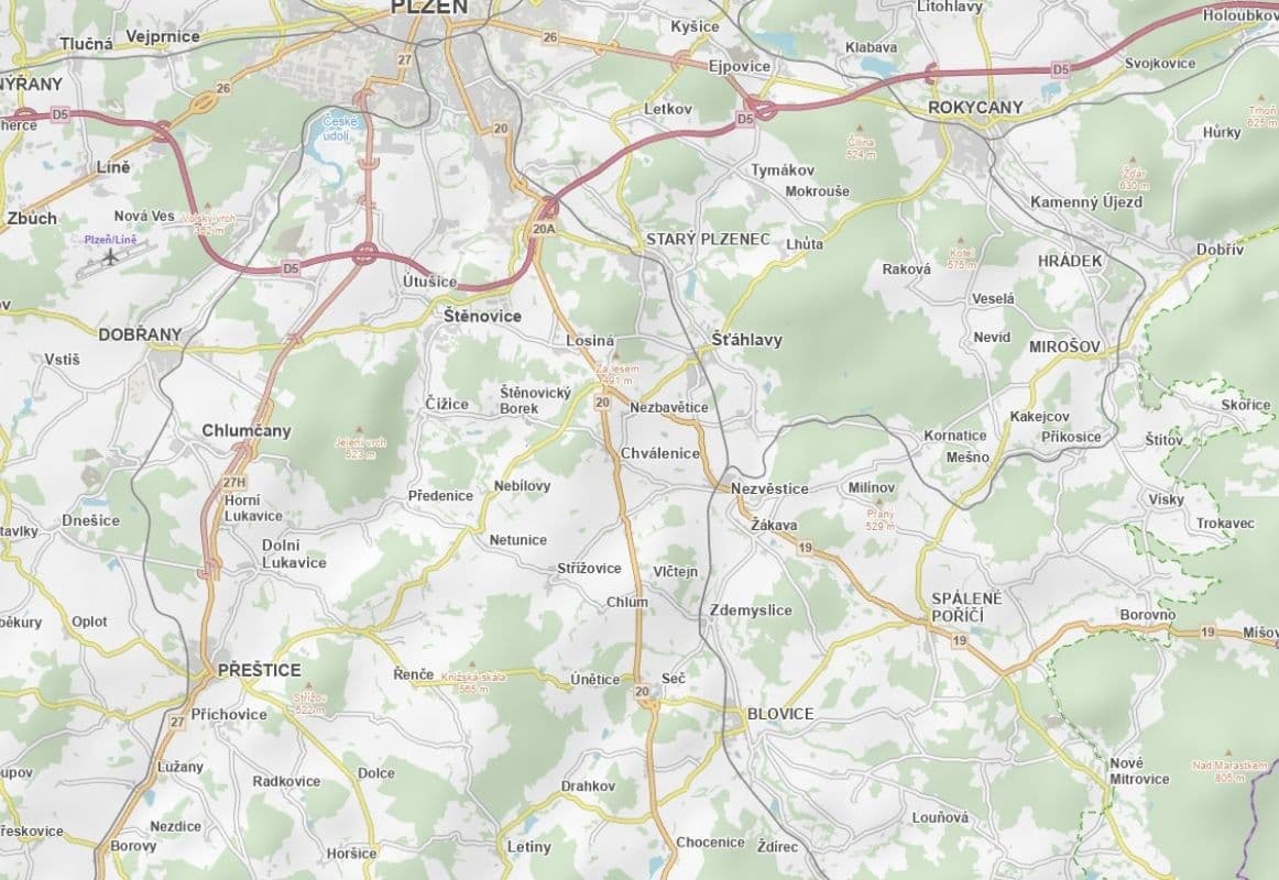 Predaj pozemku 1.431 m², Nebílovy, Plzeňský kraj Predaj pozemku 1.431 m², Nebílovy, Plzeňský kraj