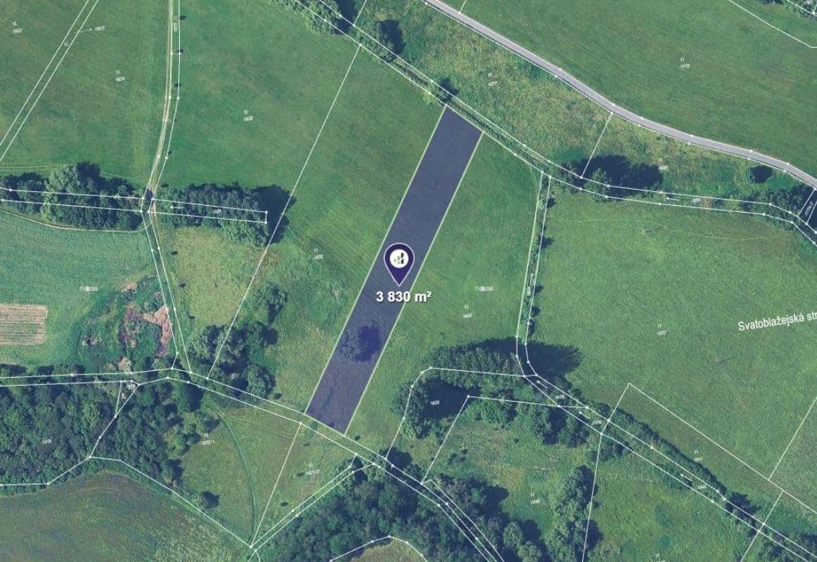Predaj pozemku 3.830 m², Starý Plzenec, Plzeňský kraj Predaj pozemku 3.830 m², Starý Plzenec, Plzeňský kraj