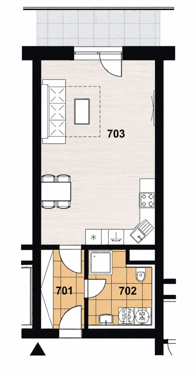 Prenájom bytu 1-izbový 45 m², Okružní, Jihlava, Kraj Vysočina Prenájom bytu 1-izbový 45 m², Okružní, Jihlava, Kraj Vysočina
