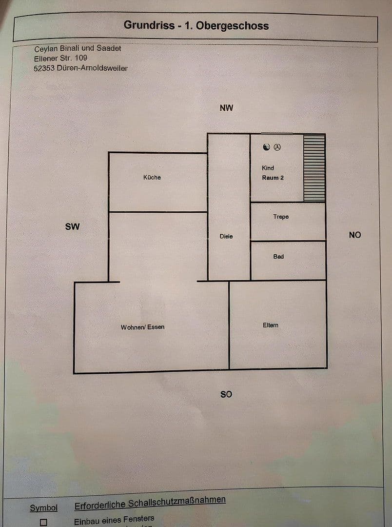 Prenájom bytu 3-izbový 92 m², Ellener Straße 109, Düren, Severné Porýnie - Westfálsko Prenájom bytu 3-izbový 92 m², Ellener Straße 109, Düren, Severné Porýnie - Westfálsko