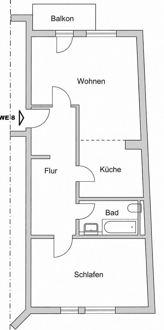 Predaj bytu 2-izbový 71 m², Körnerstraße 38, Leipzig, Sasko Predaj bytu 2-izbový 71 m², Körnerstraße 38, Leipzig, Sasko