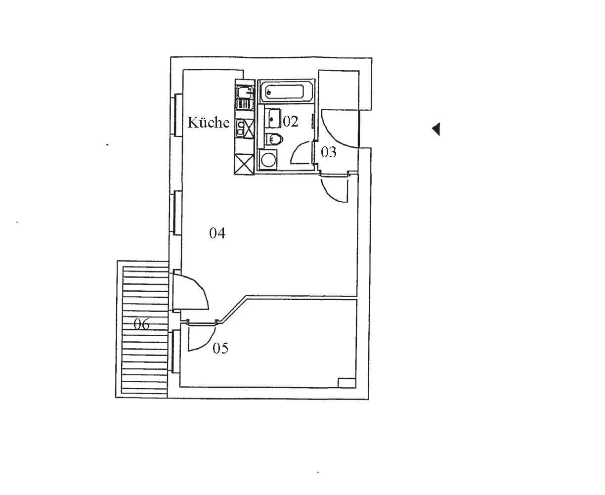 Prenájom bytu 2-izbový 58 m², Ebelingstr.4, Berlin, Berlín Prenájom bytu 2-izbový 58 m², Ebelingstr.4, Berlin, Berlín