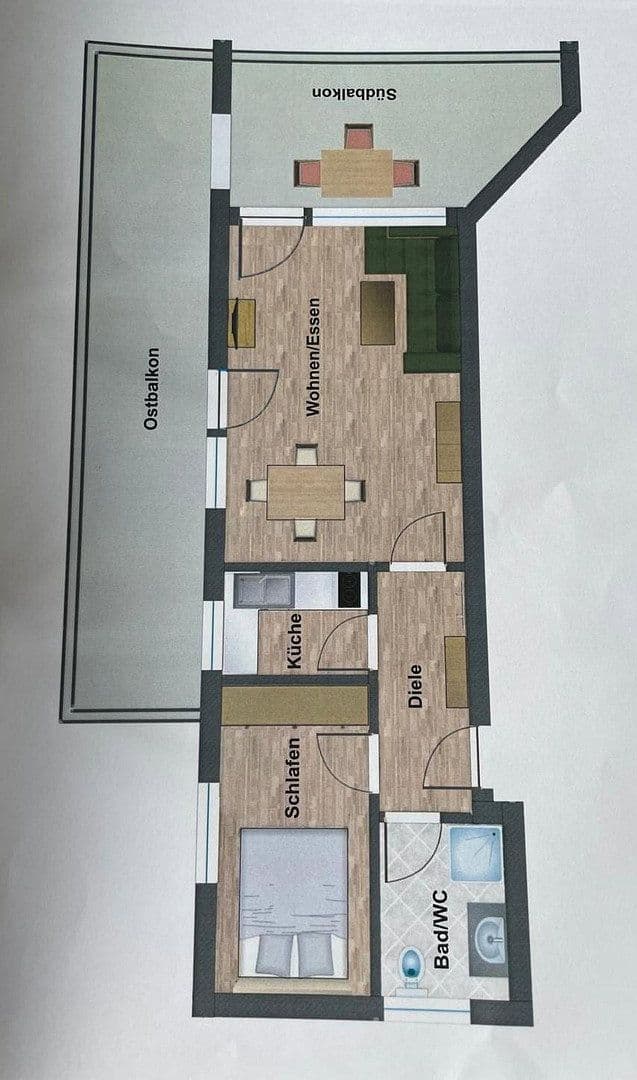 Predaj bytu 2-izbový 46 m², Alpgaustr. 3, Oberstdorf, Bavorsko Predaj bytu 2-izbový 46 m², Alpgaustr. 3, Oberstdorf, Bavorsko
