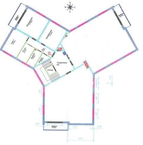 Prenájom bytu 3-izbový 77 m², Talstrasse 1, Oberasbach, Bavorsko Prenájom bytu 3-izbový 77 m², Talstrasse 1, Oberasbach, Bavorsko