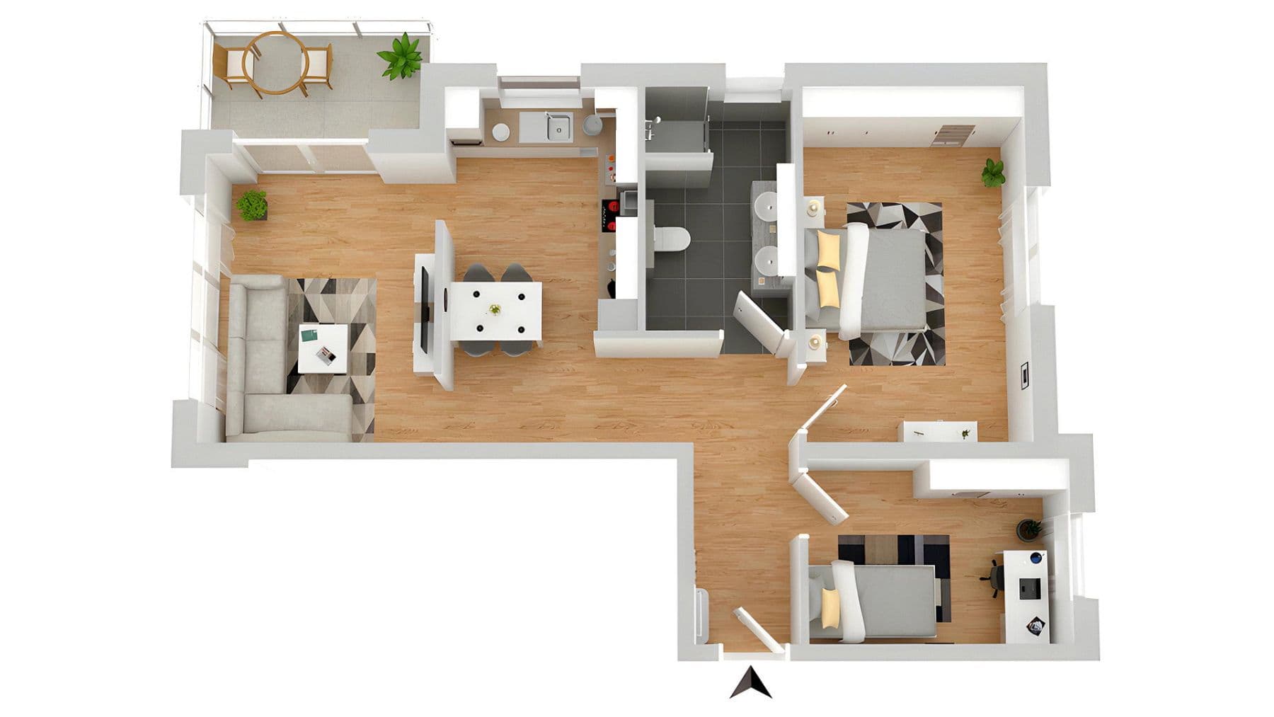 Prenájom bytu 3-izbový 73 m², Eschelbacherstraße 3, Montabaur, Porýnie-Falcko Prenájom bytu 3-izbový 73 m², Eschelbacherstraße 3, Montabaur, Porýnie-Falcko