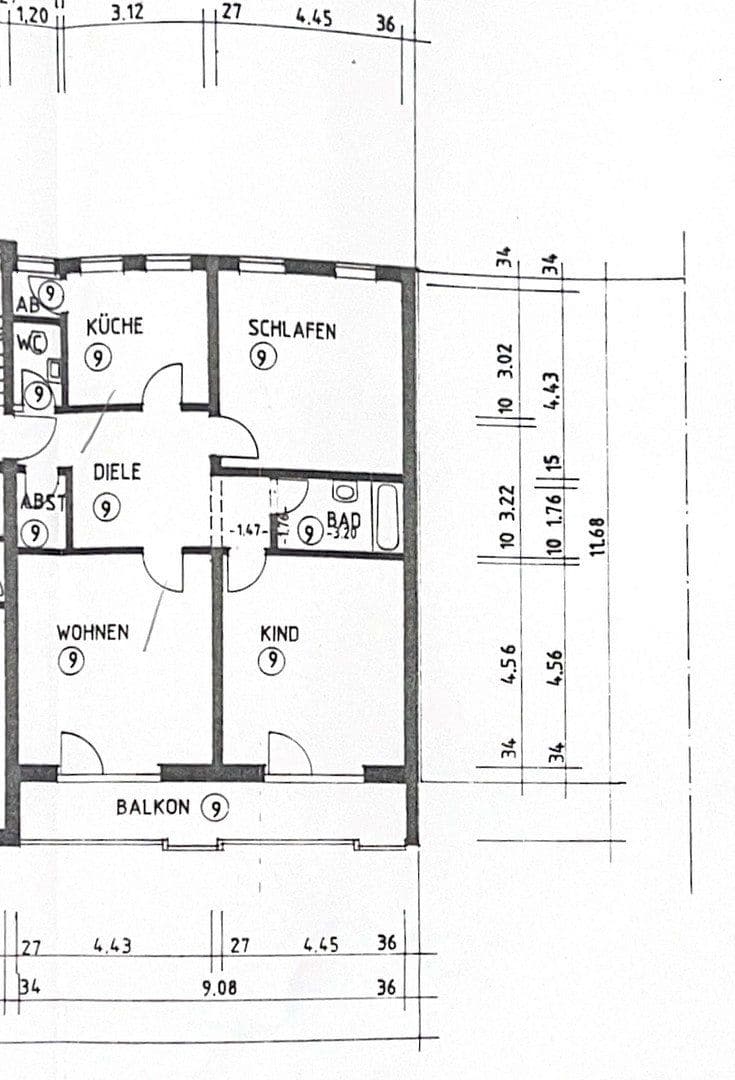 Prenájom bytu 3-izbový 106 m², Friedberger Str. 125, Augsburg, Bavorsko Prenájom bytu 3-izbový 106 m², Friedberger Str. 125, Augsburg, Bavorsko