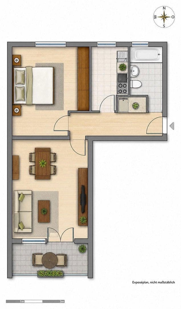 Predaj bytu 2-izbový 59 m², Berlin Mariendorf, Berlín Predaj bytu 2-izbový 59 m², Berlin Mariendorf, Berlín