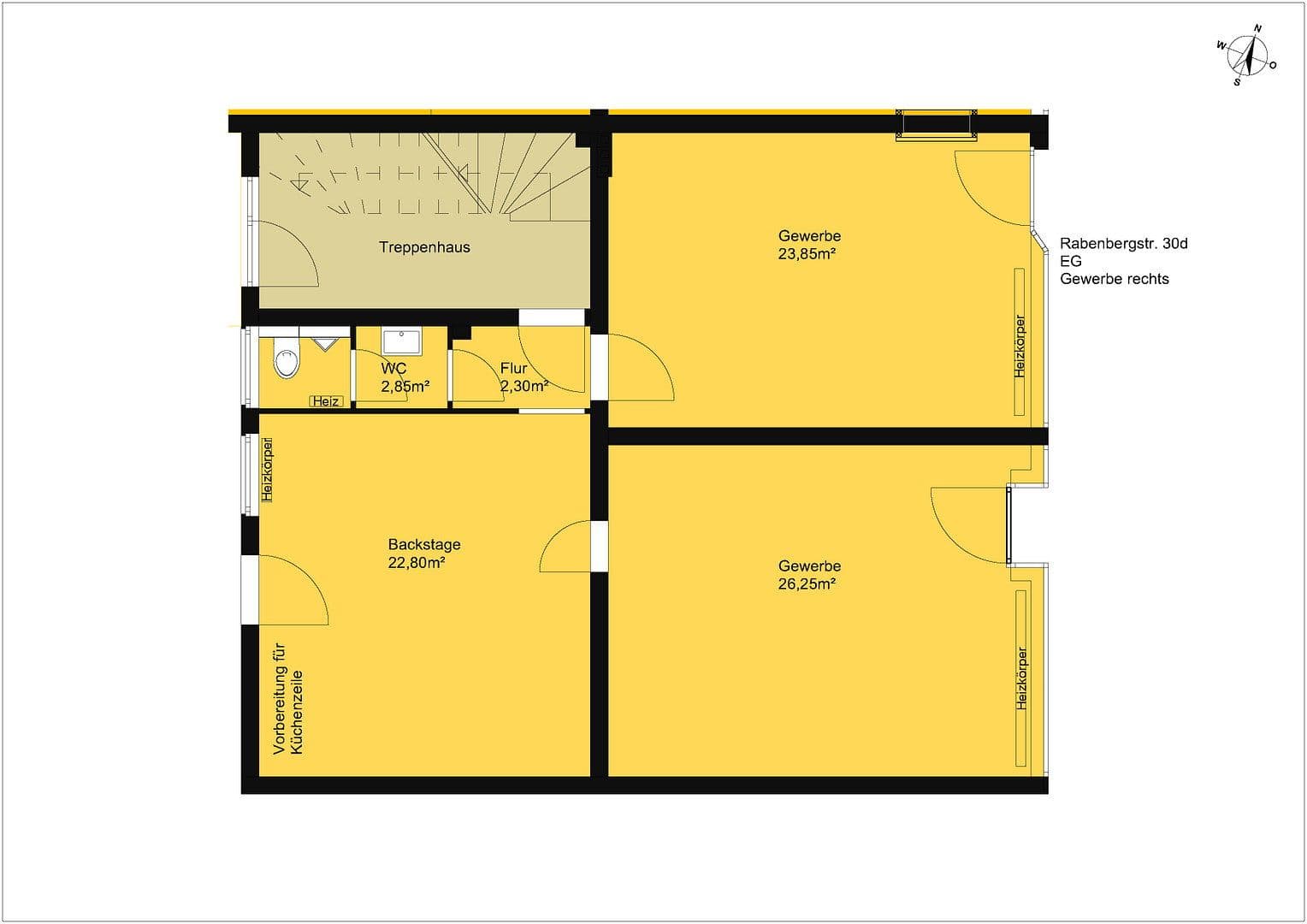 Prenájom kancelárie 78 m², Rabenbergstrasse 30d, Wolfsburg, Dolné Sasko Prenájom kancelárie 78 m², Rabenbergstrasse 30d, Wolfsburg, Dolné Sasko