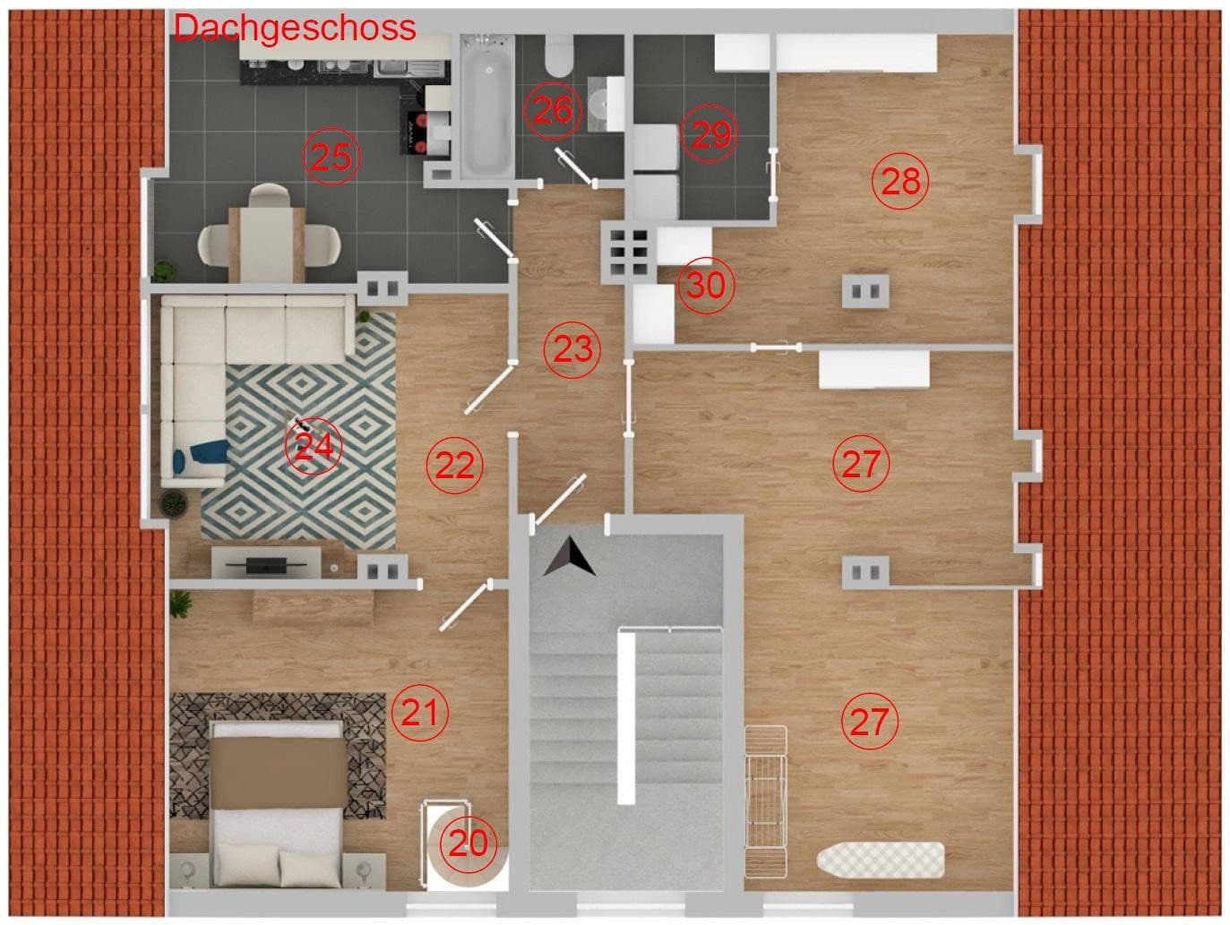 Prenájom bytu 5-izbový 145 m², Hägener Straße 61, Remscheid, Severné Porýnie - Westfálsko Prenájom bytu 5-izbový 145 m², Hägener Straße 61, Remscheid, Severné Porýnie - Westfálsko