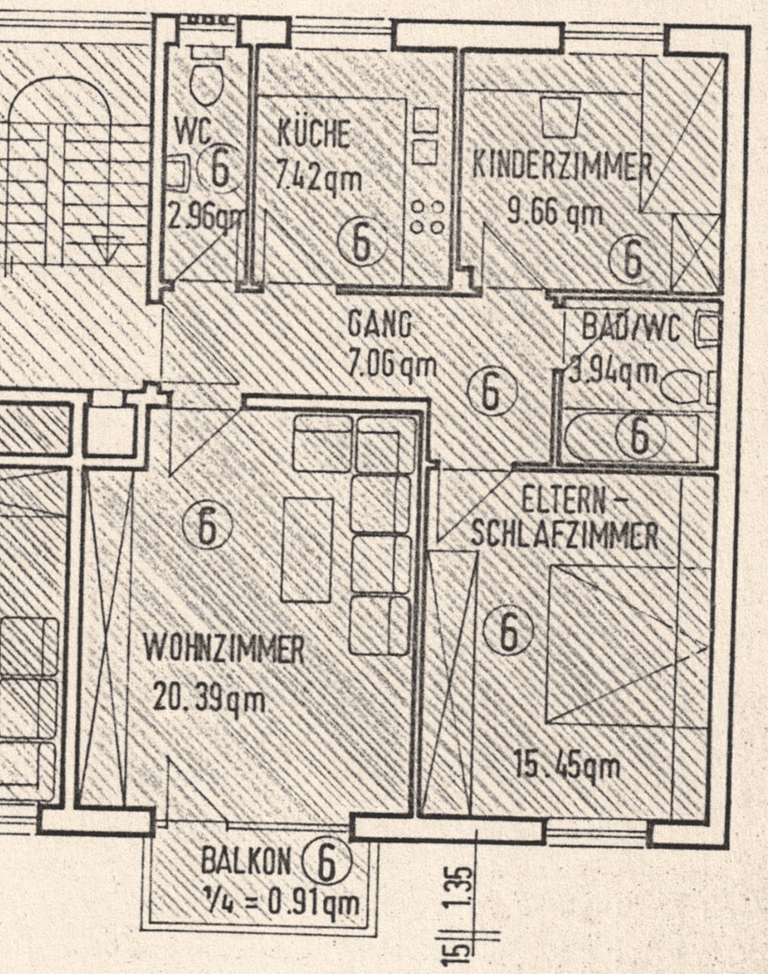 Prenájom bytu 3-izbový 68 m², Weiden, Bavorsko Prenájom bytu 3-izbový 68 m², Weiden, Bavorsko