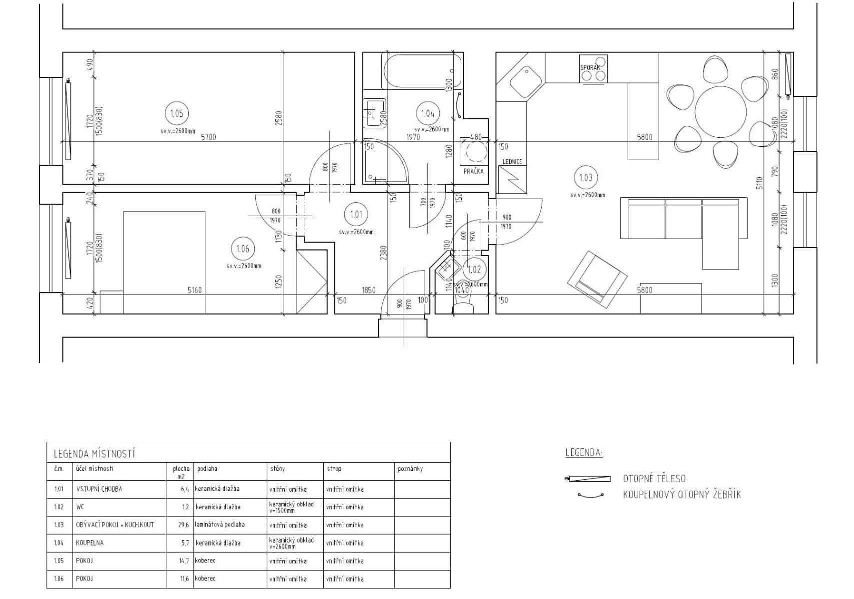 Prenájom bytu 3-izbový 73 m², Radyňská, Plzeň, Plzeňský kraj Prenájom bytu 3-izbový 73 m², Radyňská, Plzeň, Plzeňský kraj