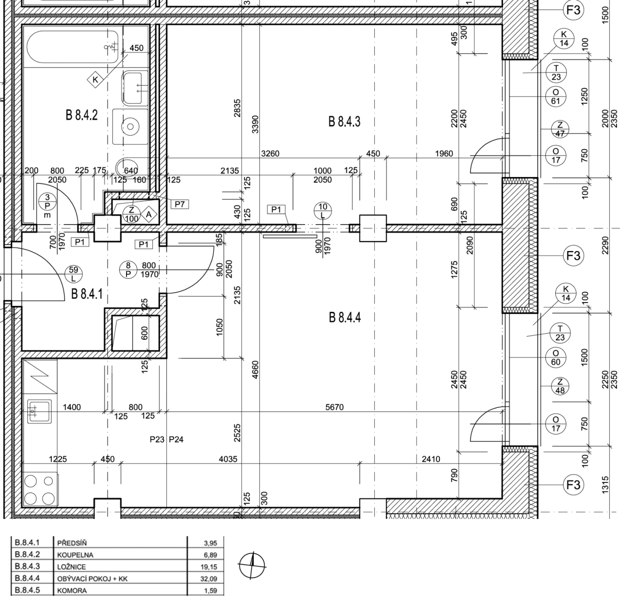 Prenájom bytu 2-izbový 62 m², V Háji, Praha, Praha Prenájom bytu 2-izbový 62 m², V Háji, Praha, Praha
