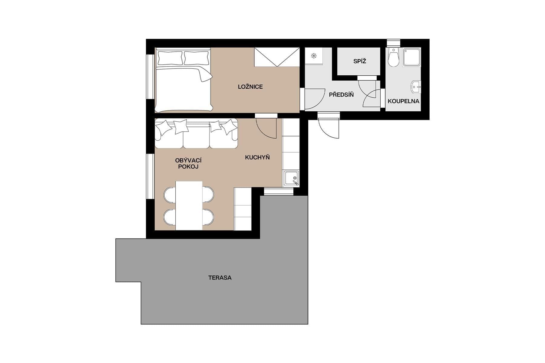 Predaj rekreačného objektu 50 m², pozemek 2.198 m², Strunkovice nad Blanicí, Jihočeský kraj Predaj rekreačného objektu 50 m², pozemek 2.198 m², Strunkovice nad Blanicí, Jihočeský kraj