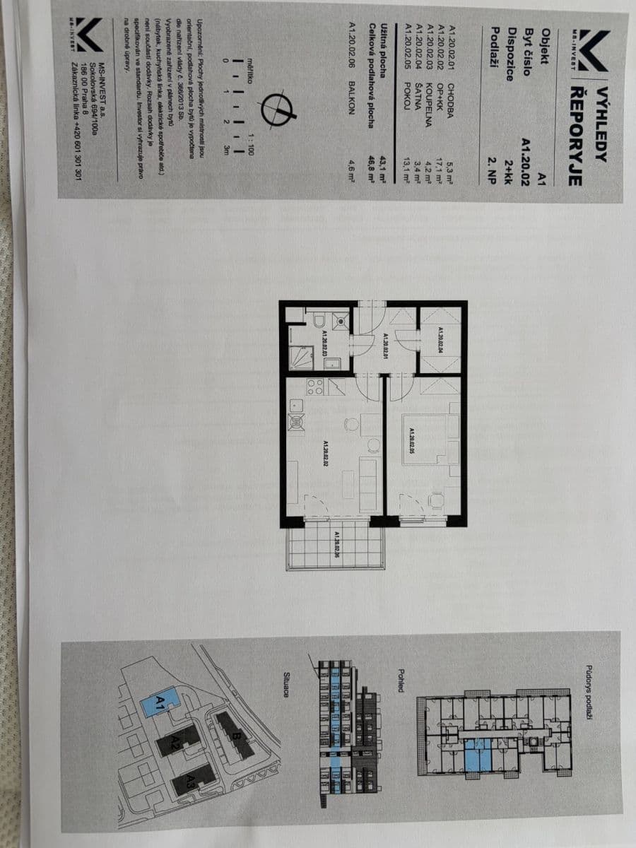 Prenájom bytu 2-izbový 43 m², Jáchymovská, Praha, Praha Prenájom bytu 2-izbový 43 m², Jáchymovská, Praha, Praha