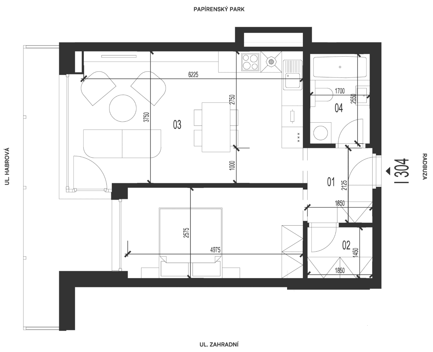 Prenájom bytu 2-izbový 66 m², Zahradní, Plzeň, Plzeňský kraj Prenájom bytu 2-izbový 66 m², Zahradní, Plzeň, Plzeňský kraj