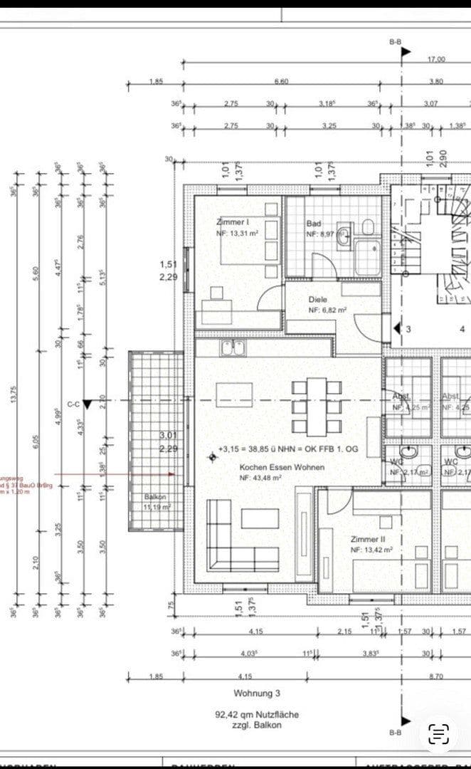 Prenájom bytu 3-izbový 99 m², Verbindungsweg 3, Velten, Brandenbursko Prenájom bytu 3-izbový 99 m², Verbindungsweg 3, Velten, Brandenbursko