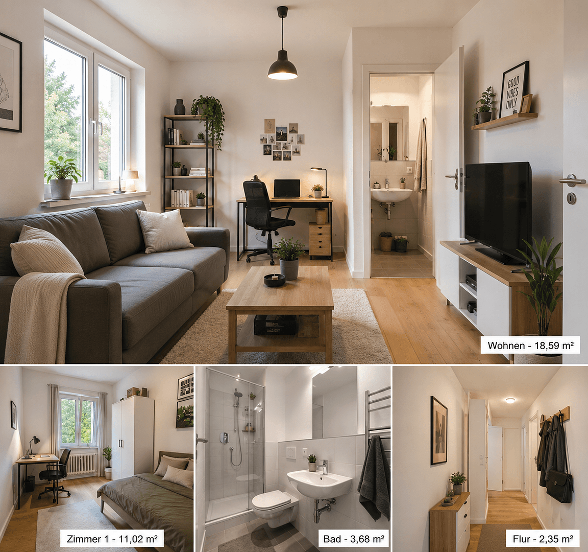 Prenájom bytu 2-izbový 30 m², Steigstraße 16, Stuttgart Rohr, Bádensko-Wurttembersko Prenájom bytu 2-izbový 30 m², Steigstraße 16, Stuttgart Rohr, Bádensko-Wurttembersko