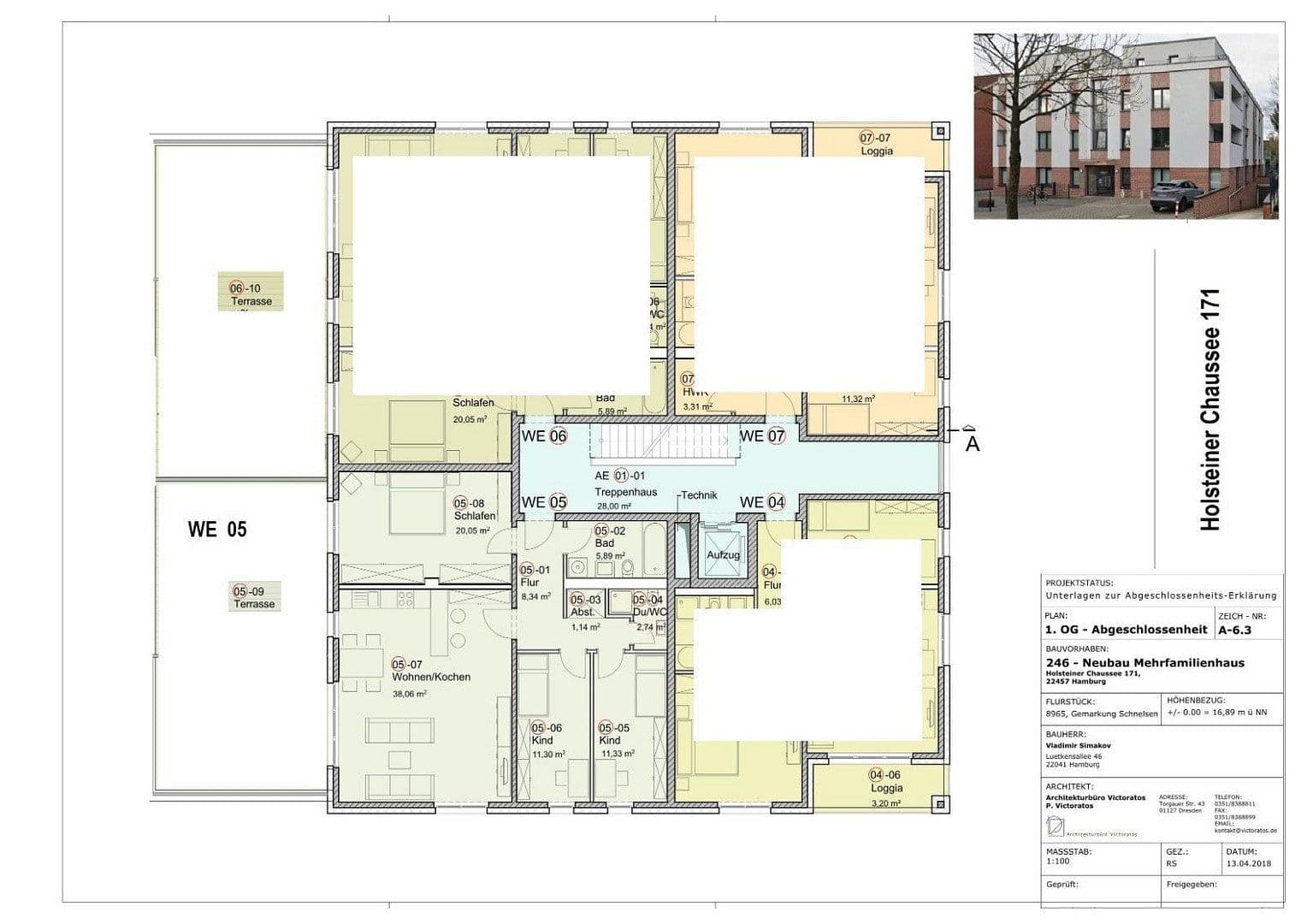Prenájom bytu 4-izbový 113 m², Holsteiner Chaussee 171, Schnelsen-Eimsbüttel, Hamburg, Hamburg Prenájom bytu 4-izbový 113 m², Holsteiner Chaussee 171, Schnelsen-Eimsbüttel, Hamburg, Hamburg