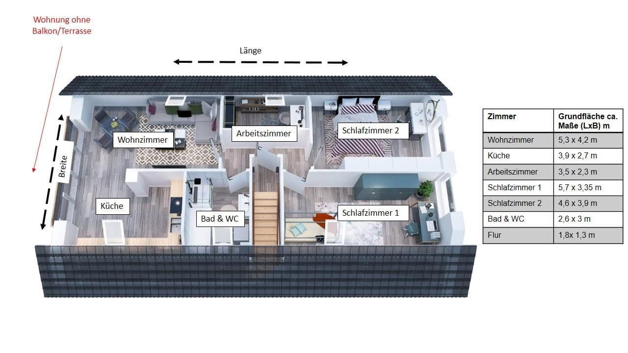 Prenájom bytu 3-izbový 80 m², Itzehoe, Šlezvicko-Holštajnsko Prenájom bytu 3-izbový 80 m², Itzehoe, Šlezvicko-Holštajnsko