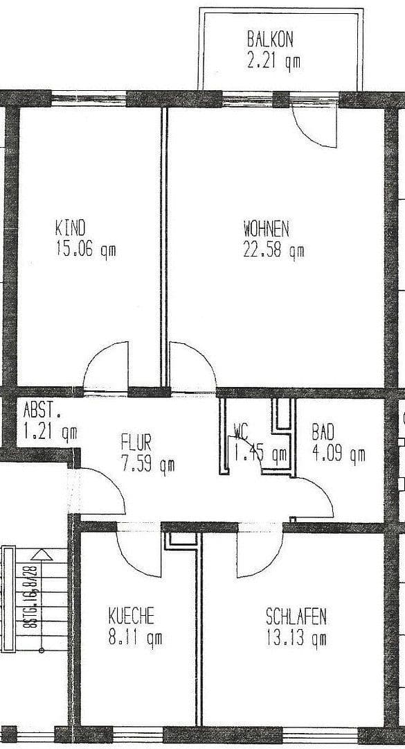 Prenájom bytu 3-izbový 76 m², Friedrich-Weick-Str. 18, Karlsruhe, Bádensko-Wurttembersko Prenájom bytu 3-izbový 76 m², Friedrich-Weick-Str. 18, Karlsruhe, Bádensko-Wurttembersko