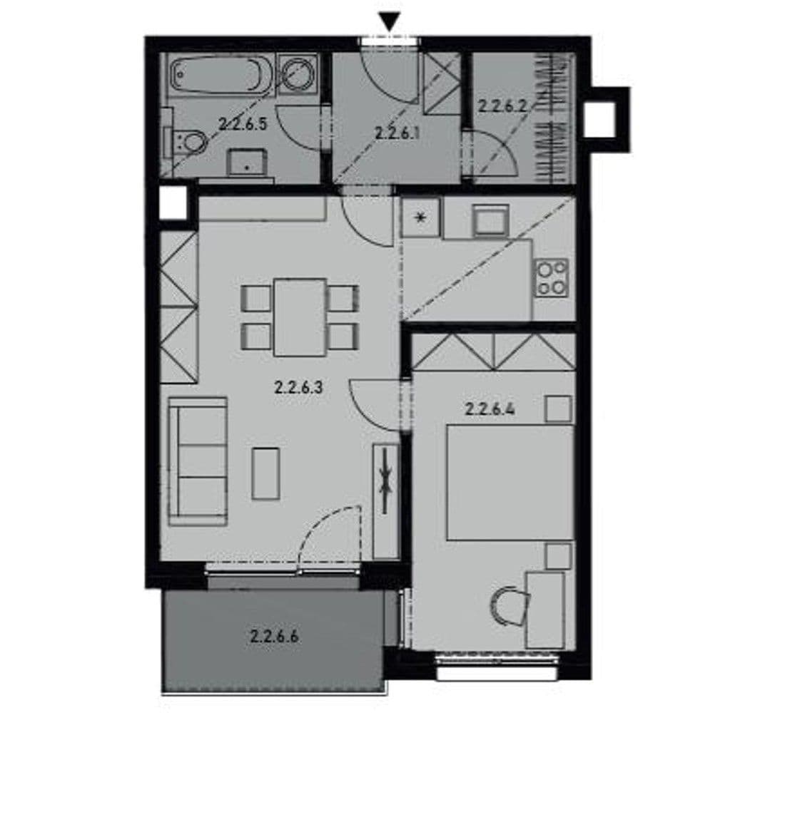Prenájom bytu 2-izbový 56 m², Divíškové, Praha, Praha Prenájom bytu 2-izbový 56 m², Divíškové, Praha, Praha