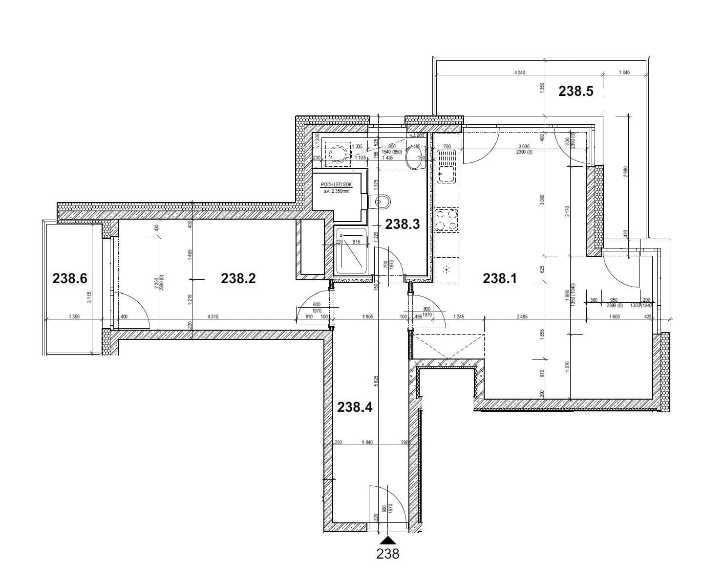 Prenájom bytu 2-izbový 64 m², Gerstelova, Praha, Praha Prenájom bytu 2-izbový 64 m², Gerstelova, Praha, Praha