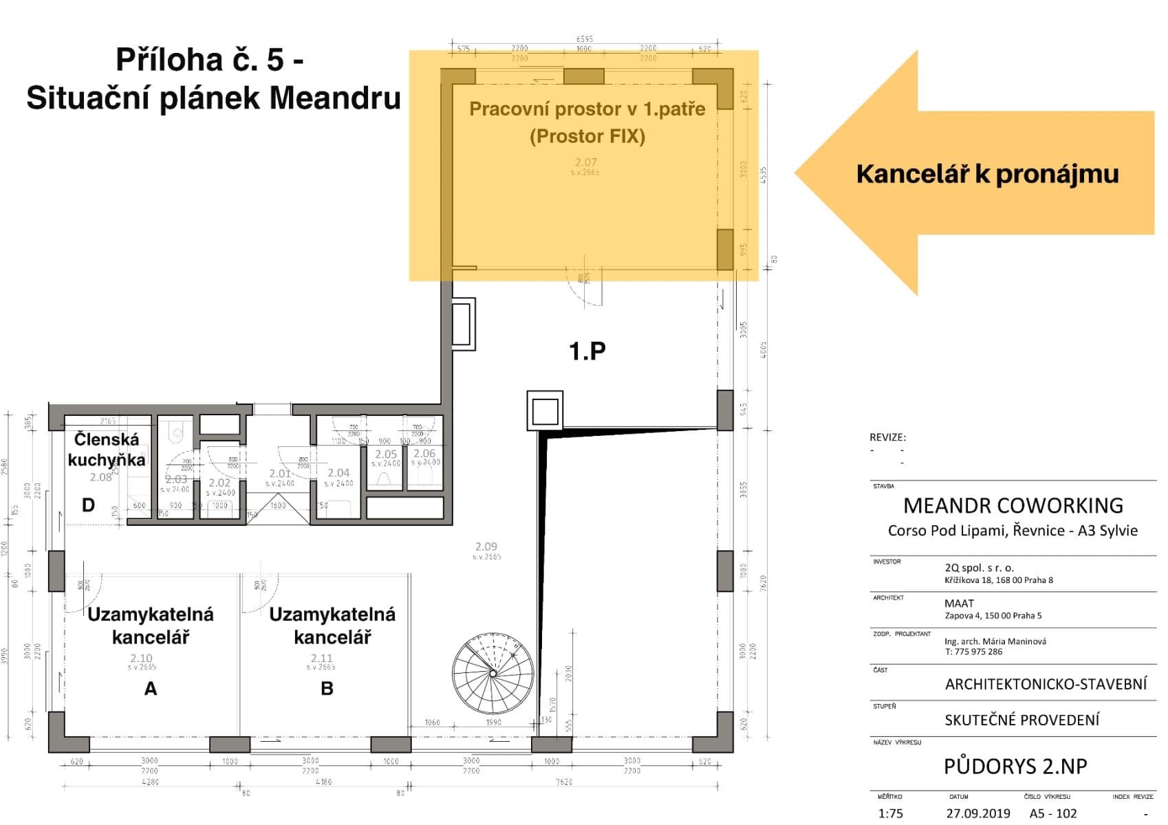Prenájom kancelárie 29 m², nám. Krále Jiřího z Poděbrad, Řevnice, Středočeský kraj Prenájom kancelárie 29 m², nám. Krále Jiřího z Poděbrad, Řevnice, Středočeský kraj