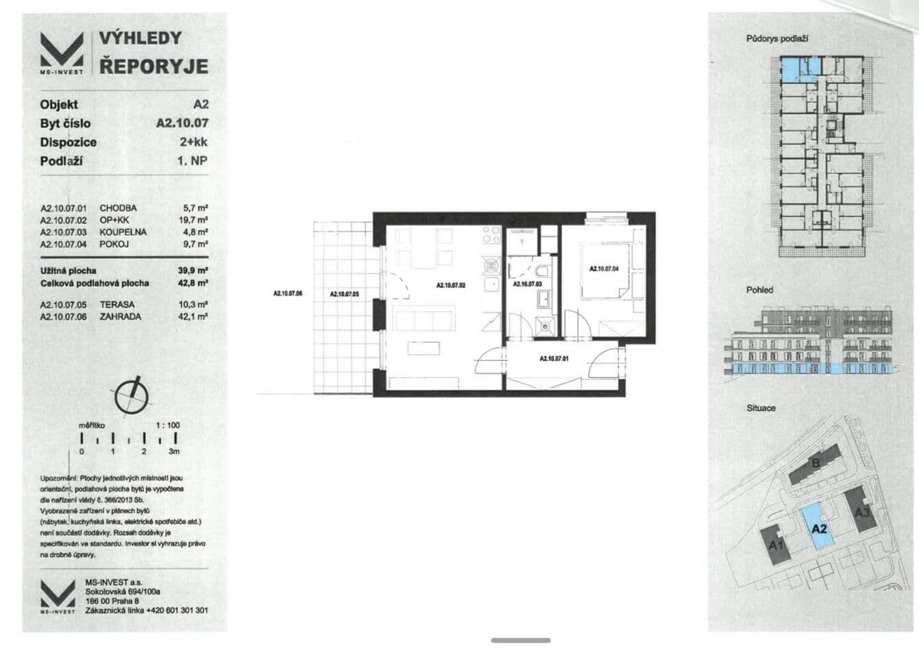 Prenájom bytu 2-izbový 40 m², Jáchymovská, Praha, Praha Prenájom bytu 2-izbový 40 m², Jáchymovská, Praha, Praha