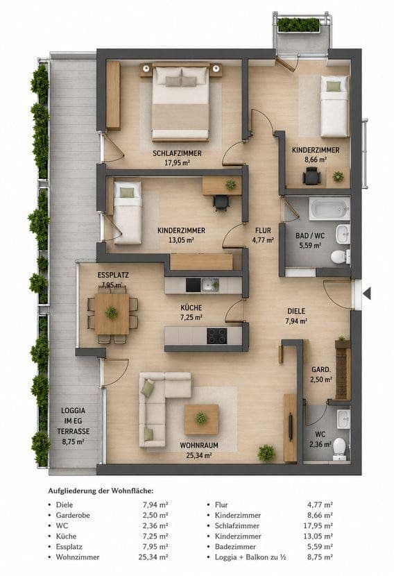 Predaj bytu 4-izbový 112 m², Herrsching, Bavorsko Predaj bytu 4-izbový 112 m², Herrsching, Bavorsko