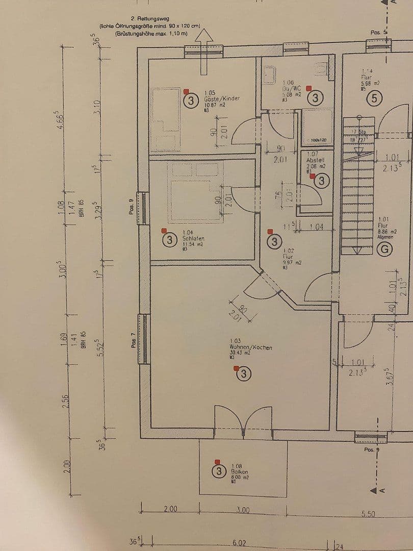 Prenájom bytu 3-izbový 73 m², Dorfstraße 78, Fürstenberg/Havel, Brandenbursko Prenájom bytu 3-izbový 73 m², Dorfstraße 78, Fürstenberg/Havel, Brandenbursko