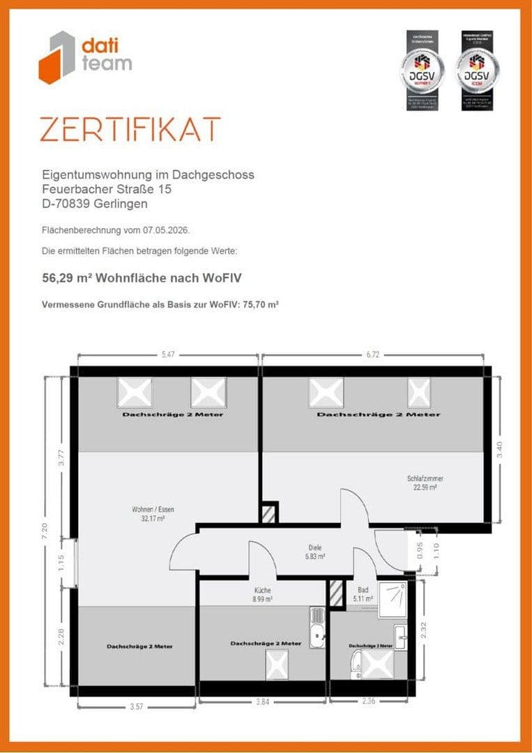 Predaj bytu 2-izbový 57 m², Feuerbacher Straße 15, Gerlingen, Bádensko-Wurttembersko Predaj bytu 2-izbový 57 m², Feuerbacher Straße 15, Gerlingen, Bádensko-Wurttembersko