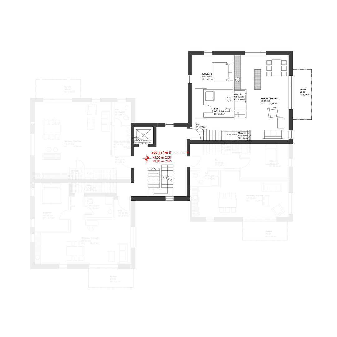 Predaj bytu 3-izbový 116 m², Schleswiger Str. 22-24, Eckernförde, Šlezvicko-Holštajnsko Predaj bytu 3-izbový 116 m², Schleswiger Str. 22-24, Eckernförde, Šlezvicko-Holštajnsko