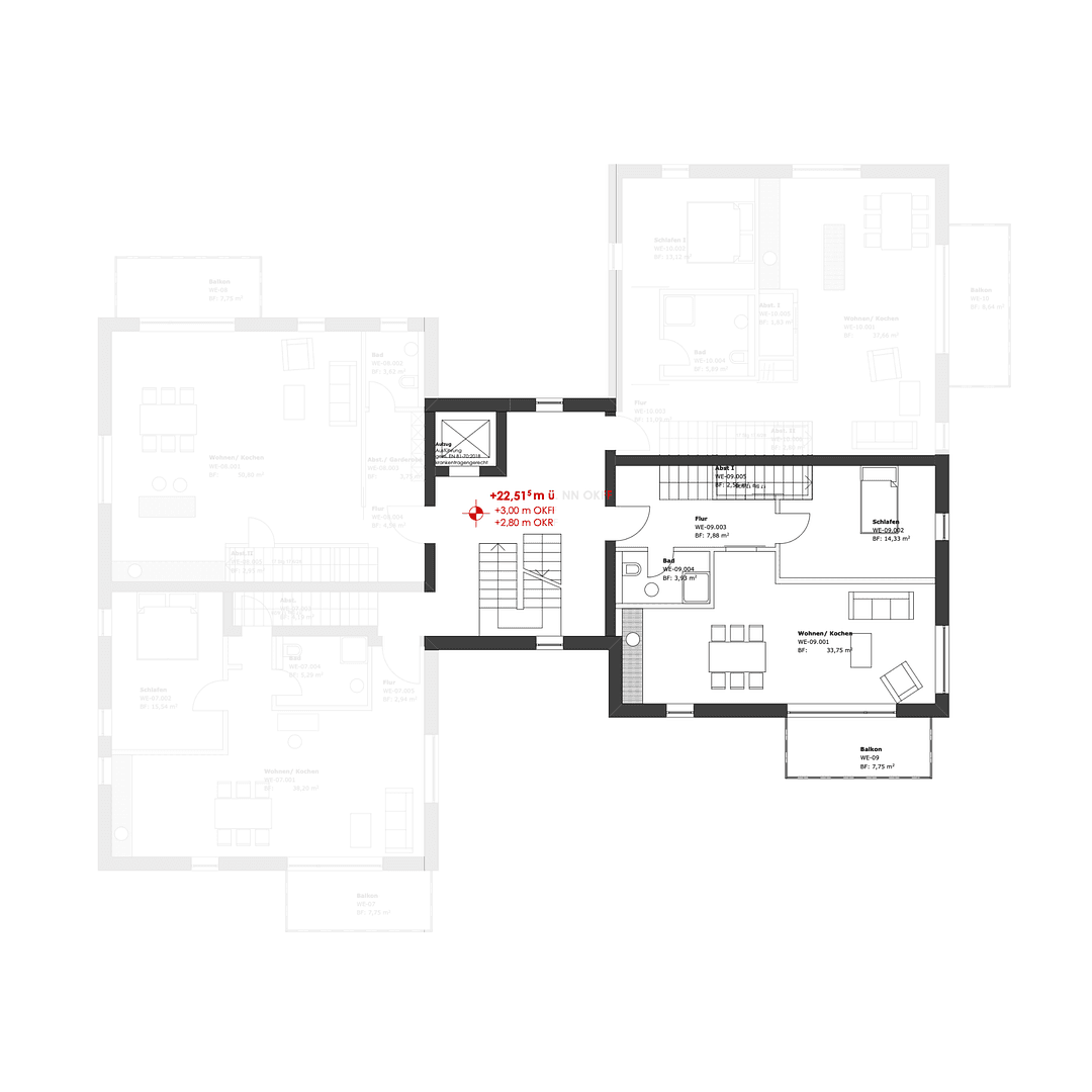 Predaj bytu 3-izbový 107 m², Schleswiger Str. 22-24, Eckernförde, Šlezvicko-Holštajnsko Predaj bytu 3-izbový 107 m², Schleswiger Str. 22-24, Eckernförde, Šlezvicko-Holštajnsko
