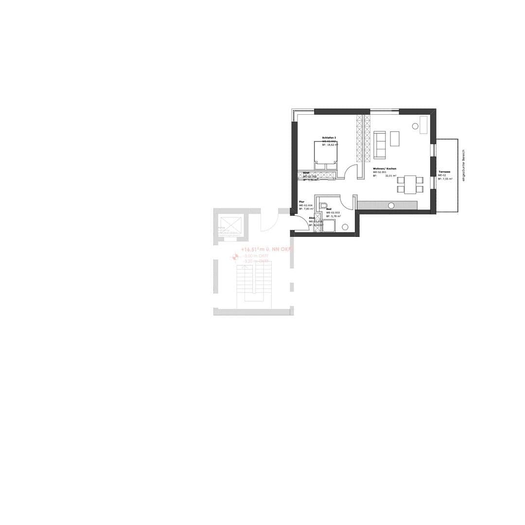 Predaj bytu 2-izbový 71 m², Schleswiger Str. 22-24, Eckernförde, Šlezvicko-Holštajnsko Predaj bytu 2-izbový 71 m², Schleswiger Str. 22-24, Eckernförde, Šlezvicko-Holštajnsko