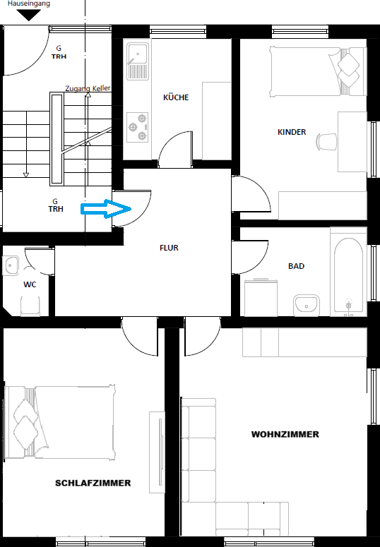 Prenájom bytu 3-izbový 67 m², Roseggerstraße 9, Kirchheim unter Teck, Bádensko-Wurttembersko Prenájom bytu 3-izbový 67 m², Roseggerstraße 9, Kirchheim unter Teck, Bádensko-Wurttembersko