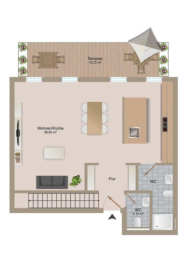 Prenájom bytu 4-izbový 121 m², Kieselbronn, Bádensko-Wurttembersko Prenájom bytu 4-izbový 121 m², Kieselbronn, Bádensko-Wurttembersko