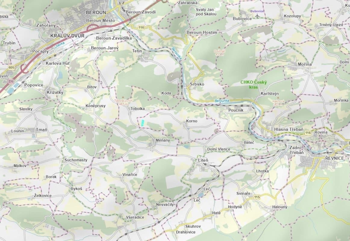 Predaj pozemku 24.576 m², Korno, Středočeský kraj Predaj pozemku 24.576 m², Korno, Středočeský kraj