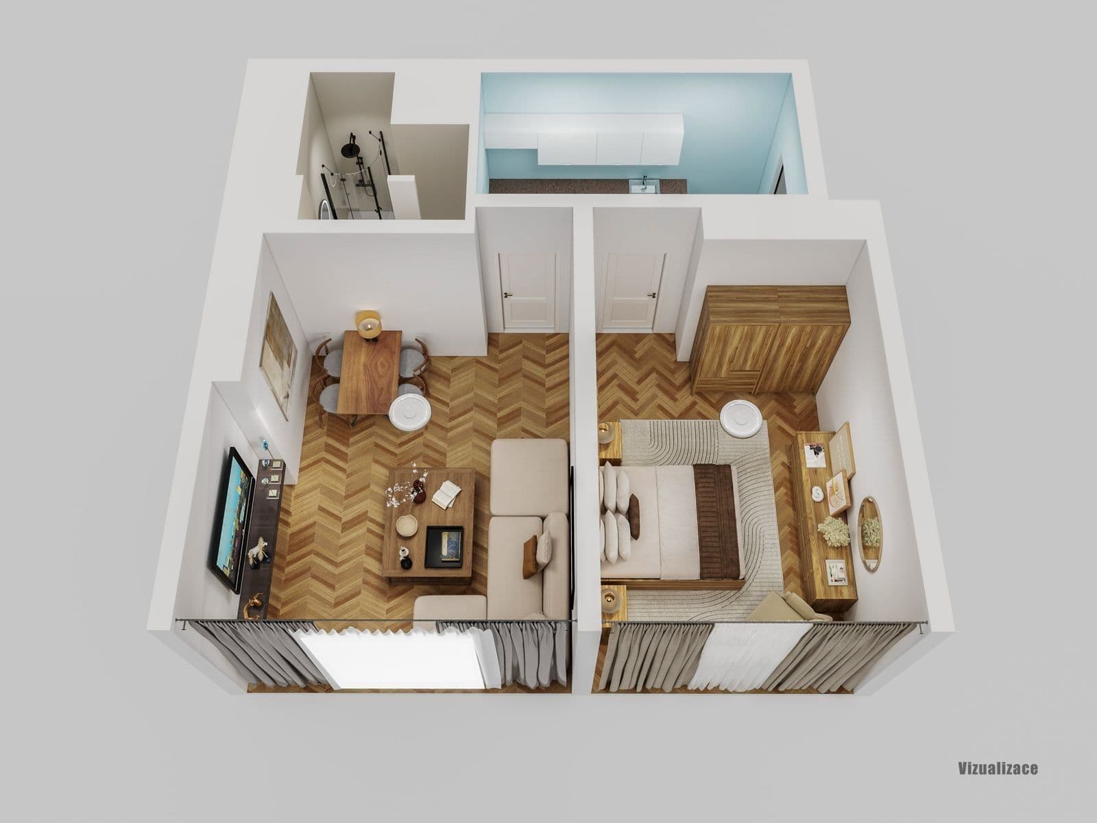 Prenájom bytu 2-izbový 51 m², V Horkách, Praha, Praha Prenájom bytu 2-izbový 51 m², V Horkách, Praha, Praha