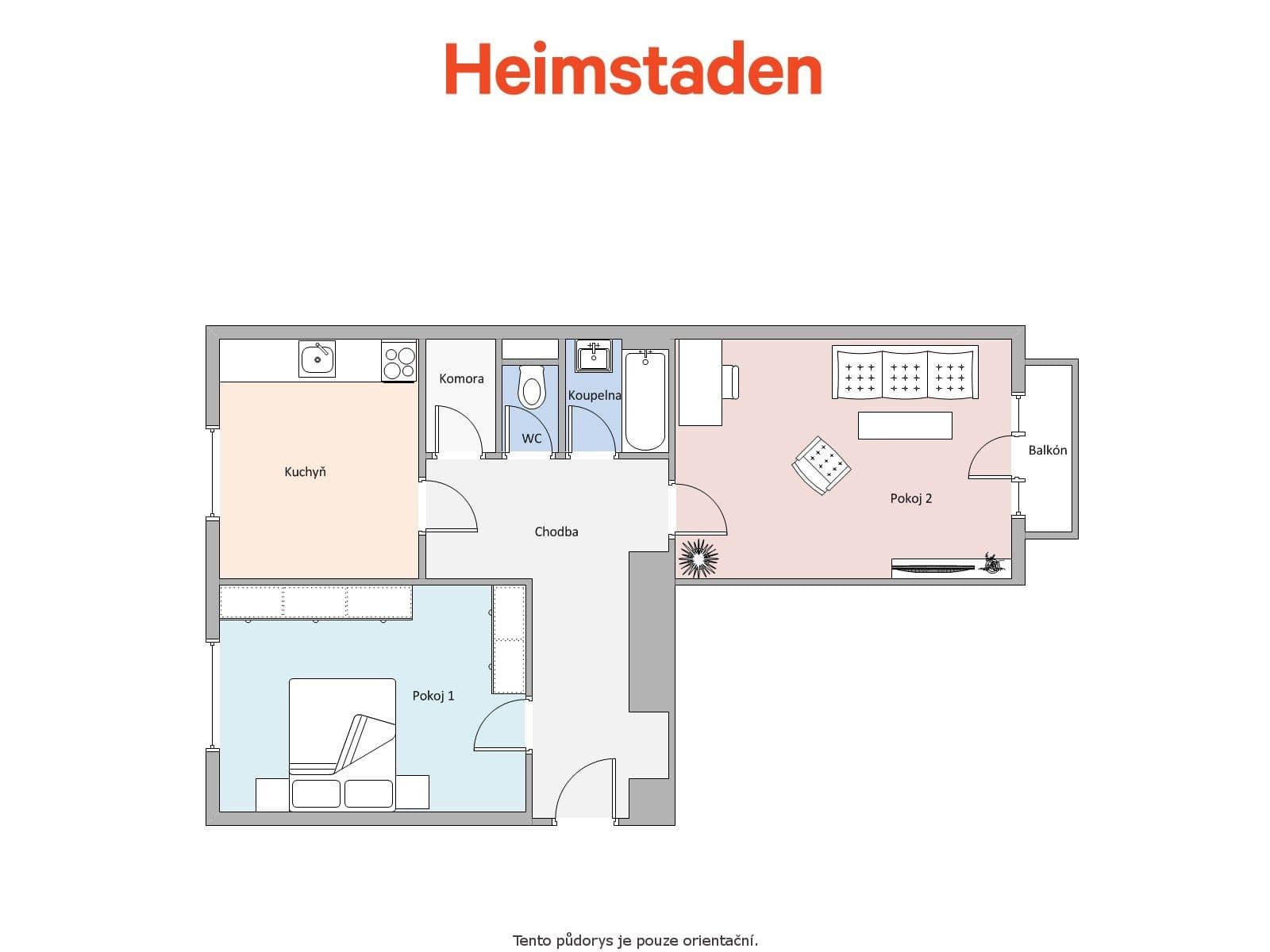 Prenájom bytu 2-izbový 53 m², Radniční, Havířov, Moravskoslezský kraj Prenájom bytu 2-izbový 53 m², Radniční, Havířov, Moravskoslezský kraj