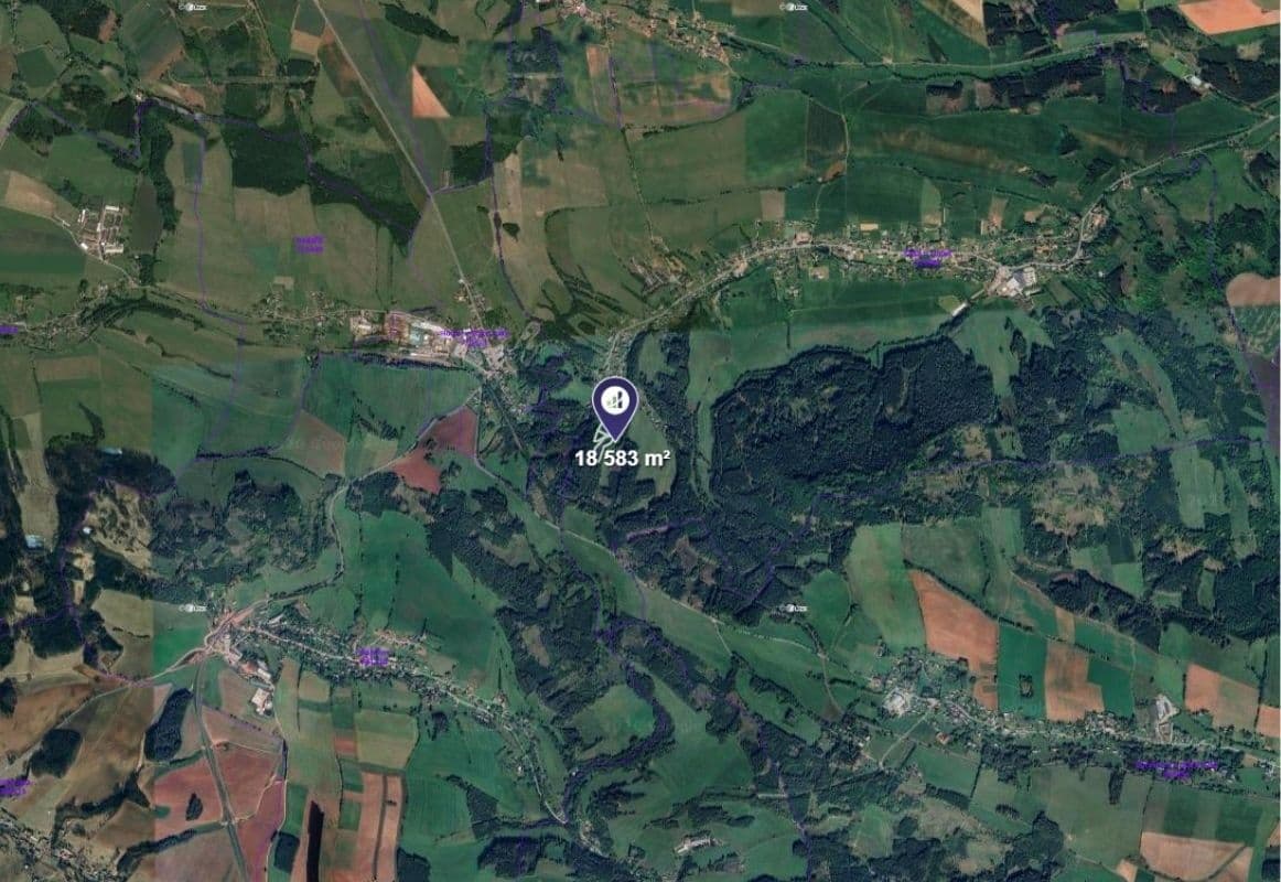 Predaj pozemku 18.583 m², Čistá u Horek, Liberecký kraj Predaj pozemku 18.583 m², Čistá u Horek, Liberecký kraj