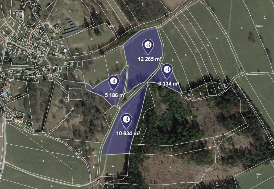 Predaj pozemku 31.219 m², Lodhéřov, Jihočeský kraj Predaj pozemku 31.219 m², Lodhéřov, Jihočeský kraj