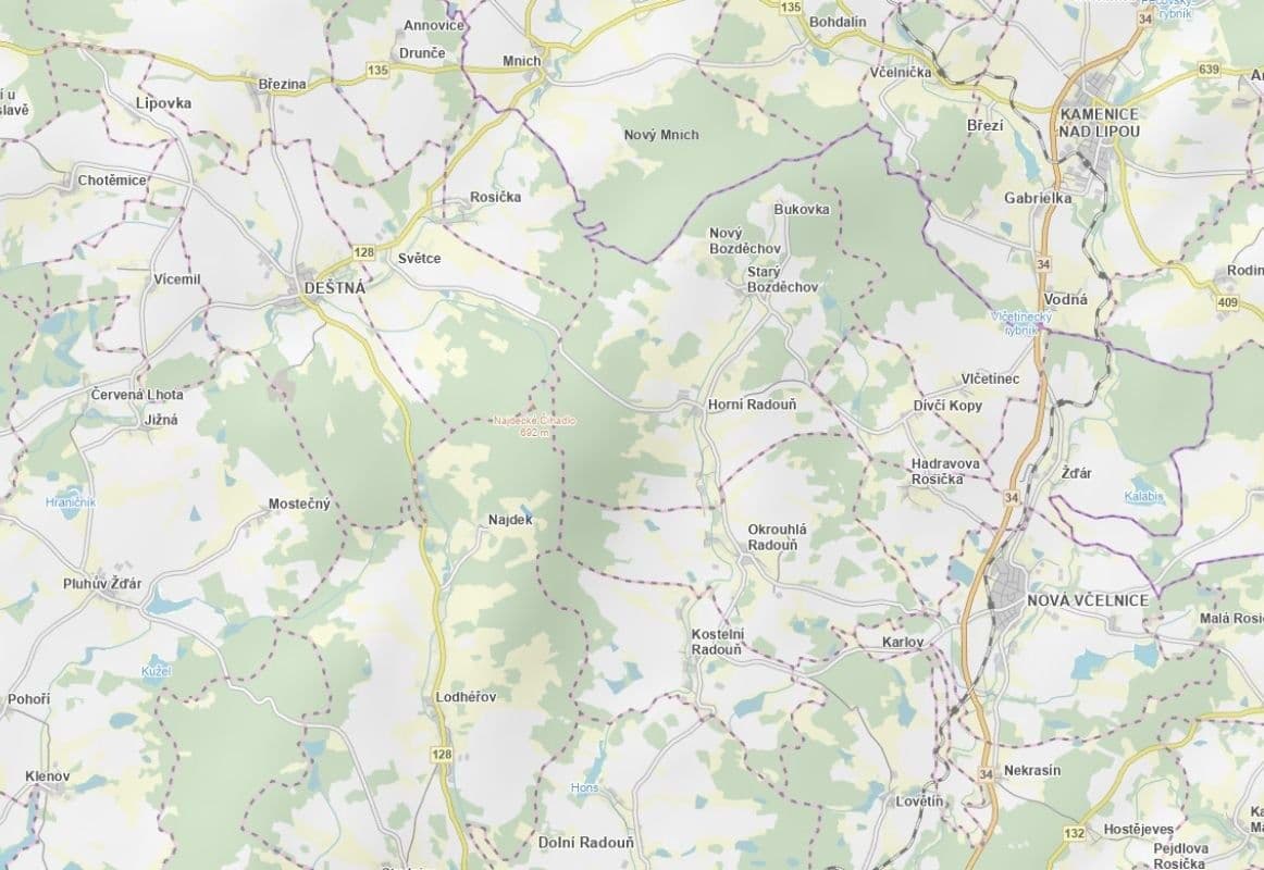 Predaj pozemku 44.686 m², Lodhéřov, Jihočeský kraj Predaj pozemku 44.686 m², Lodhéřov, Jihočeský kraj