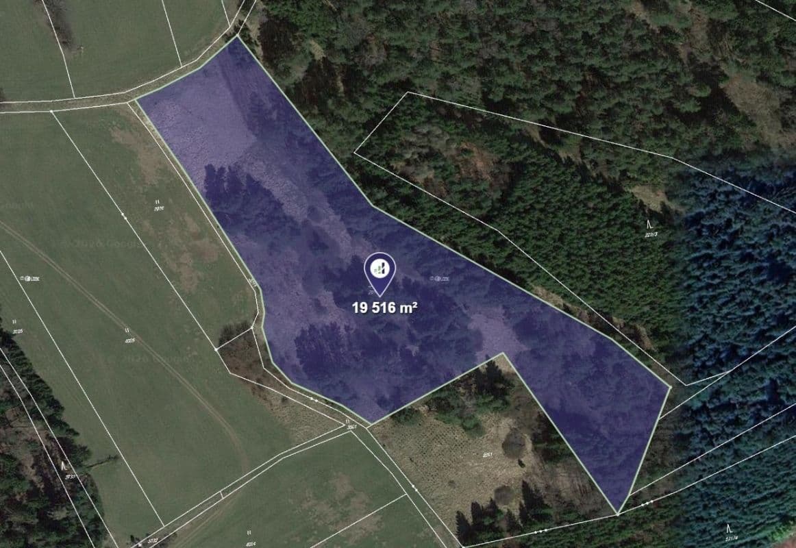 Predaj pozemku 19.516 m², Lodhéřov, Jihočeský kraj Predaj pozemku 19.516 m², Lodhéřov, Jihočeský kraj