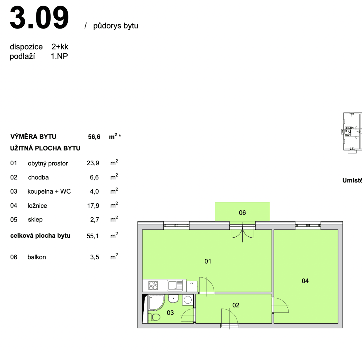 Predaj bytu 2-izbový 57 m², Armádní, Milovice, Středočeský kraj Predaj bytu 2-izbový 57 m², Armádní, Milovice, Středočeský kraj